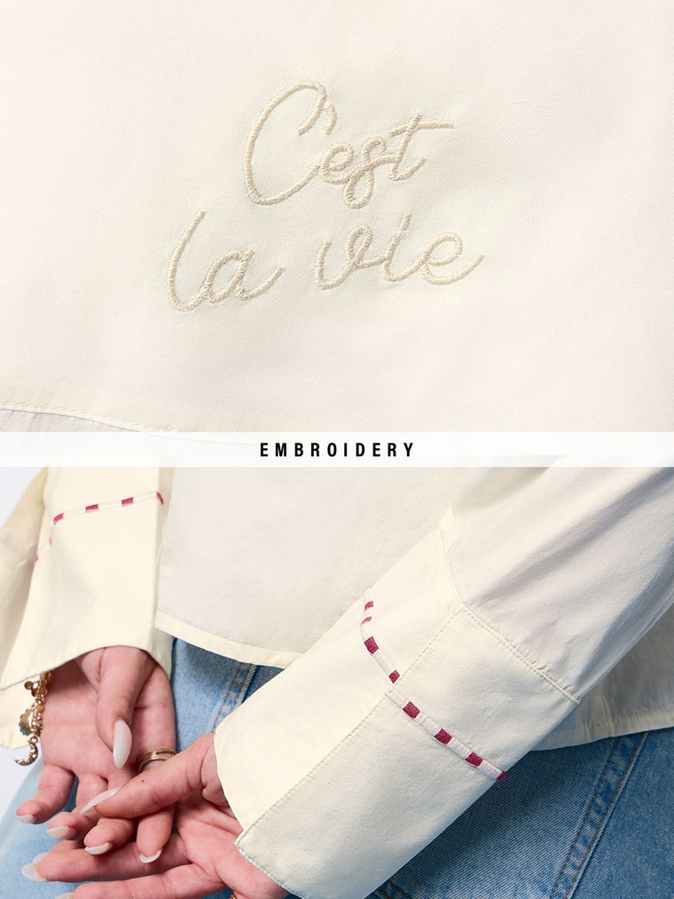 TSS Originals: C'est La Vie Women Super Oversized Shirts
