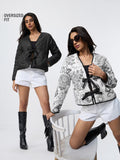 Reversible Jacket: Sacred Chaos Women Puffer Jackets