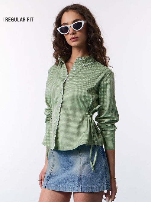 Plaid Shirt: Tulip Women Regular Shirts