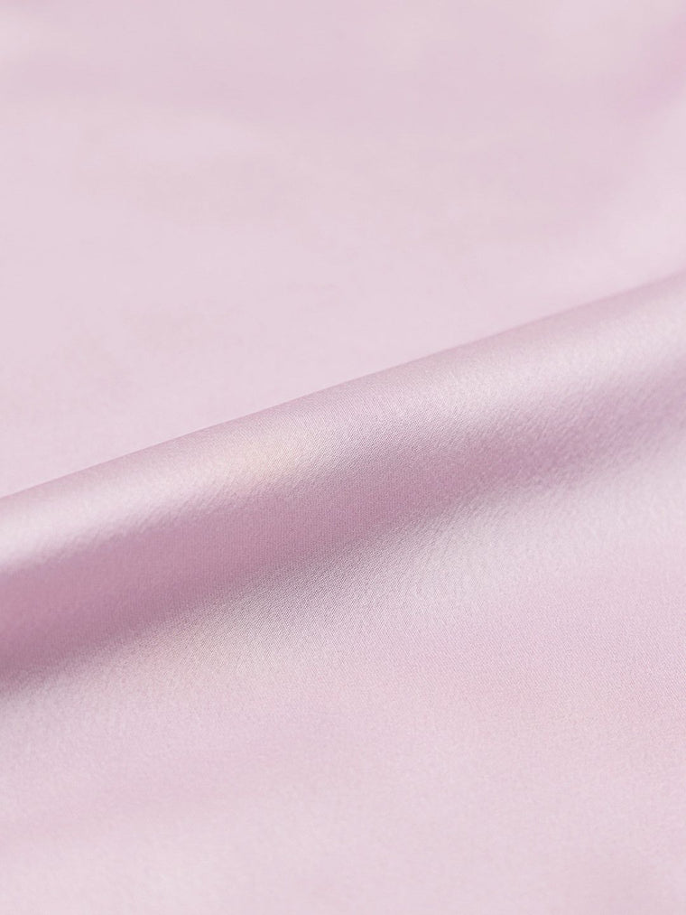 Satin Solid Shirt: Carnation Women Relaxed Shirts