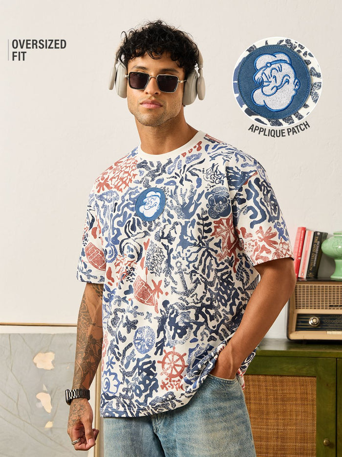 Popeye: Batik Oversized T-Shirts