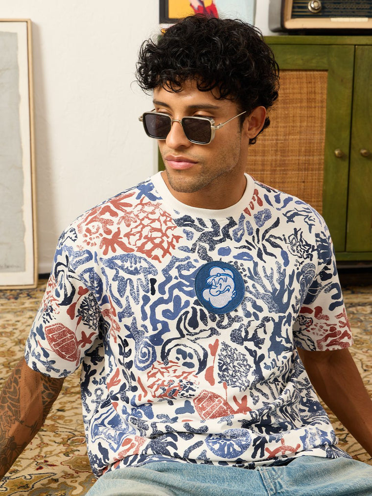 Popeye: Batik Oversized T-Shirts