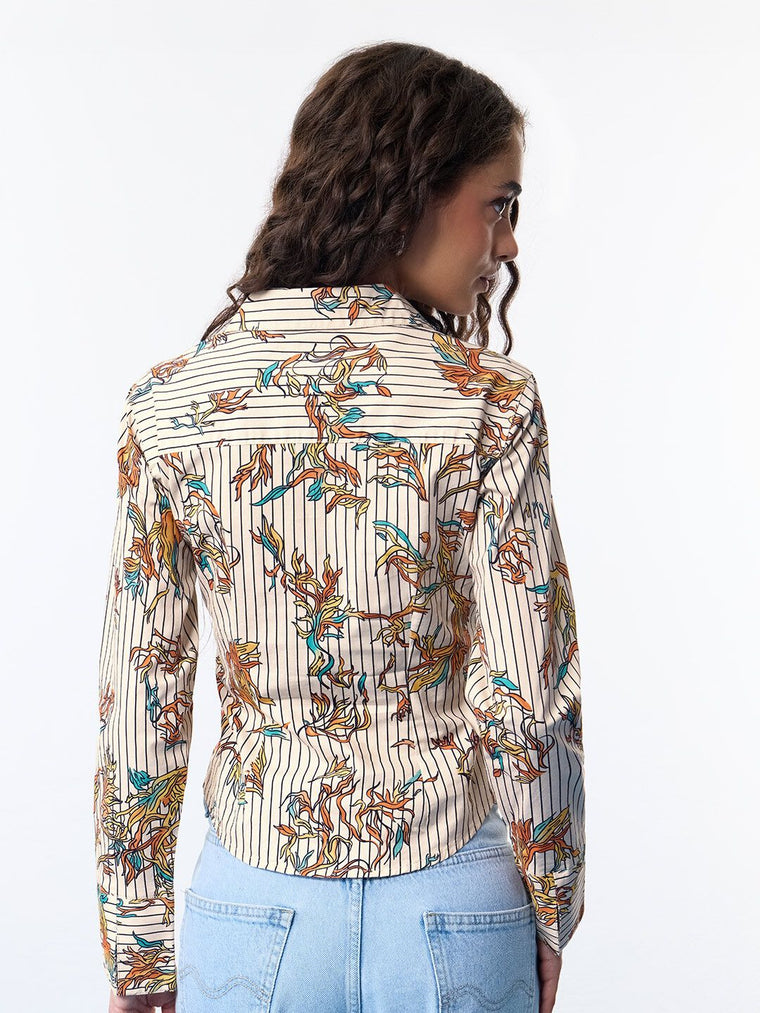 TSS Originals: Kalamkari Women Fitted Shirts