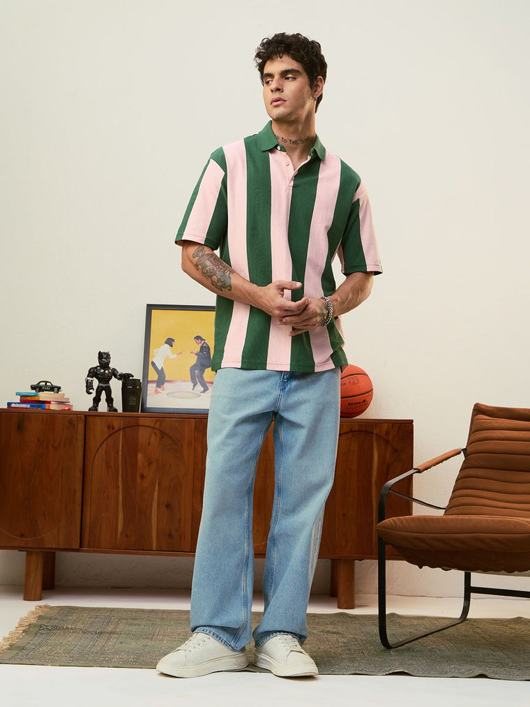 Colourblock Polo: Club Ivy Oversized Polos