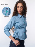 Plaid Shirt: Bluebell Women Regular Shirts