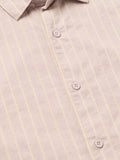 Cotton Linen: Light Mauve Cotton Linen Shirts