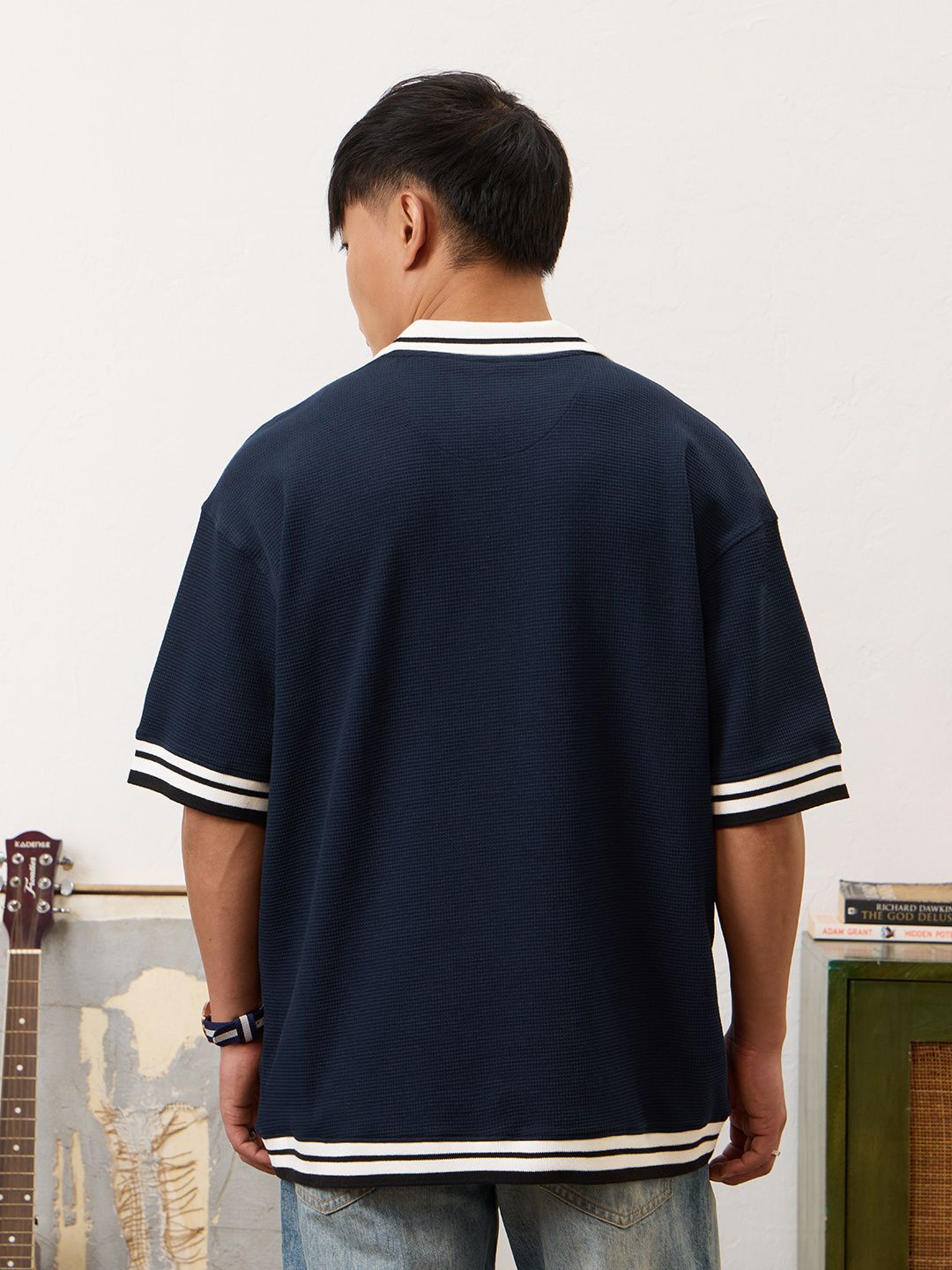 Oversized Polo: Orion Blue Oversized Polos