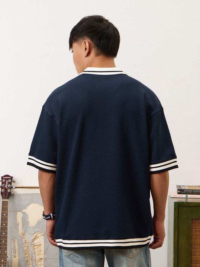 Oversized Polo: Orion Blue Oversized Polos
