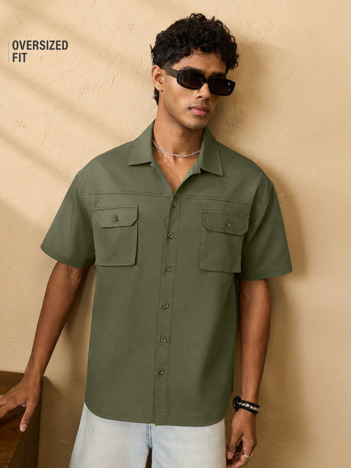 Oversized Shirt: Basil Oversized Shirts