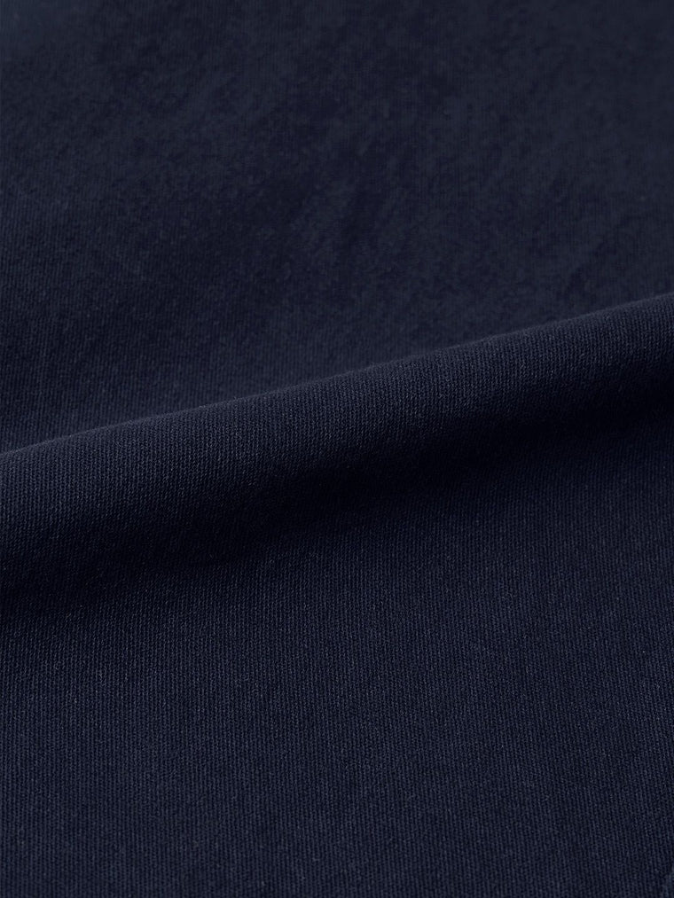 Straight-Fit Pants: Navy Blue Men Cargo Pants