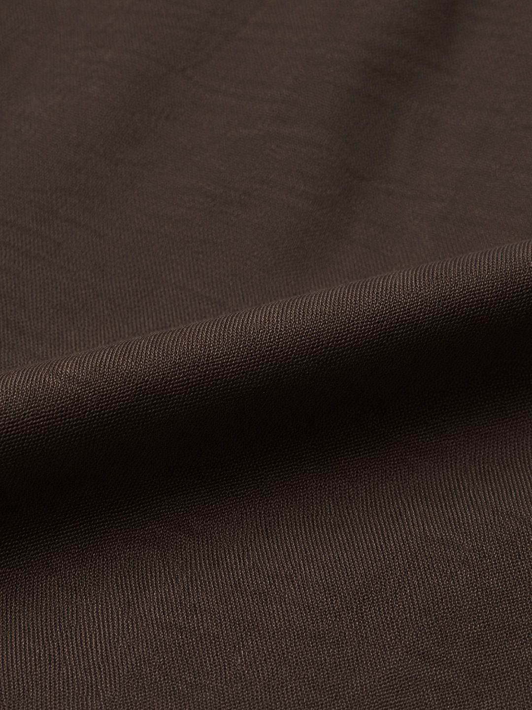 Tailored Solids: Dark Chocolate Women Fitted Shirts