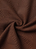 Oversized Shirt: Deep Mocha Men Textured Shirts
