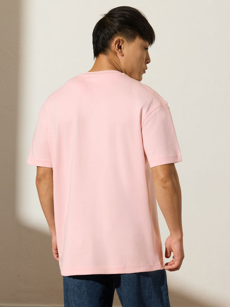 Oversized T-Shirt: Pastel Pink Oversized T-Shirts