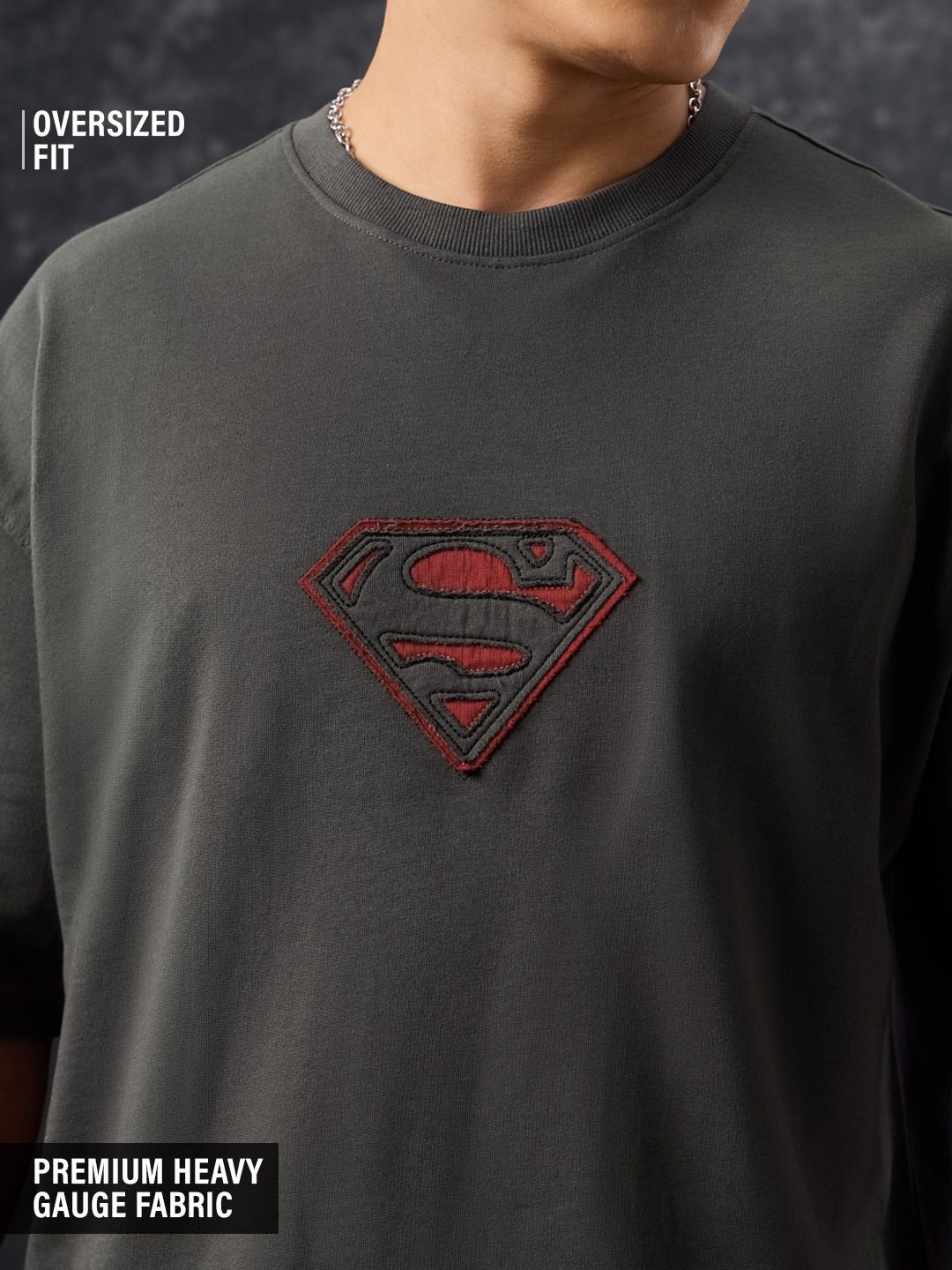 Superman: Classic Logo Oversized T-Shirts