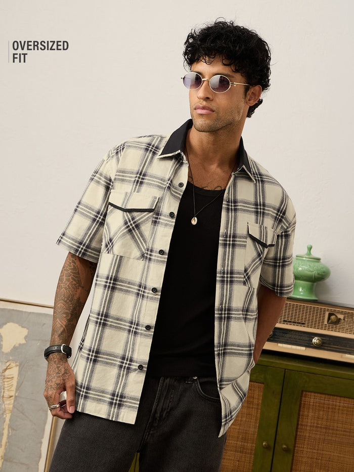 Plaid Shirt: Hunter Oversized Shirts