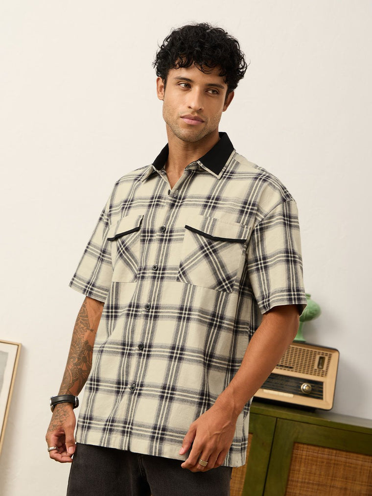 Plaid Shirt: Hunter Oversized Shirts