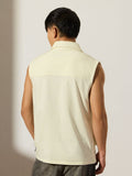 Utility Vest: Latte Easy Fit Vests