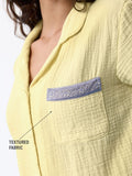 Solids: Lemon Lullaby Women Lounge Shirts