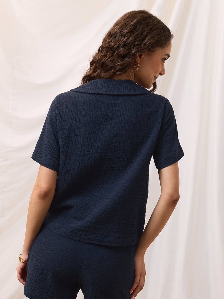 TSS Originals: Blue Petal Women Lounge Shirts