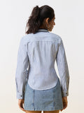 Tailored Stripe Shirt: Bayside Women Fitted Shirts