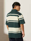 Striped Polo: Court Vibes Oversized Polos