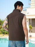 Air Light Vest: Mahogany Easy Fit Vests