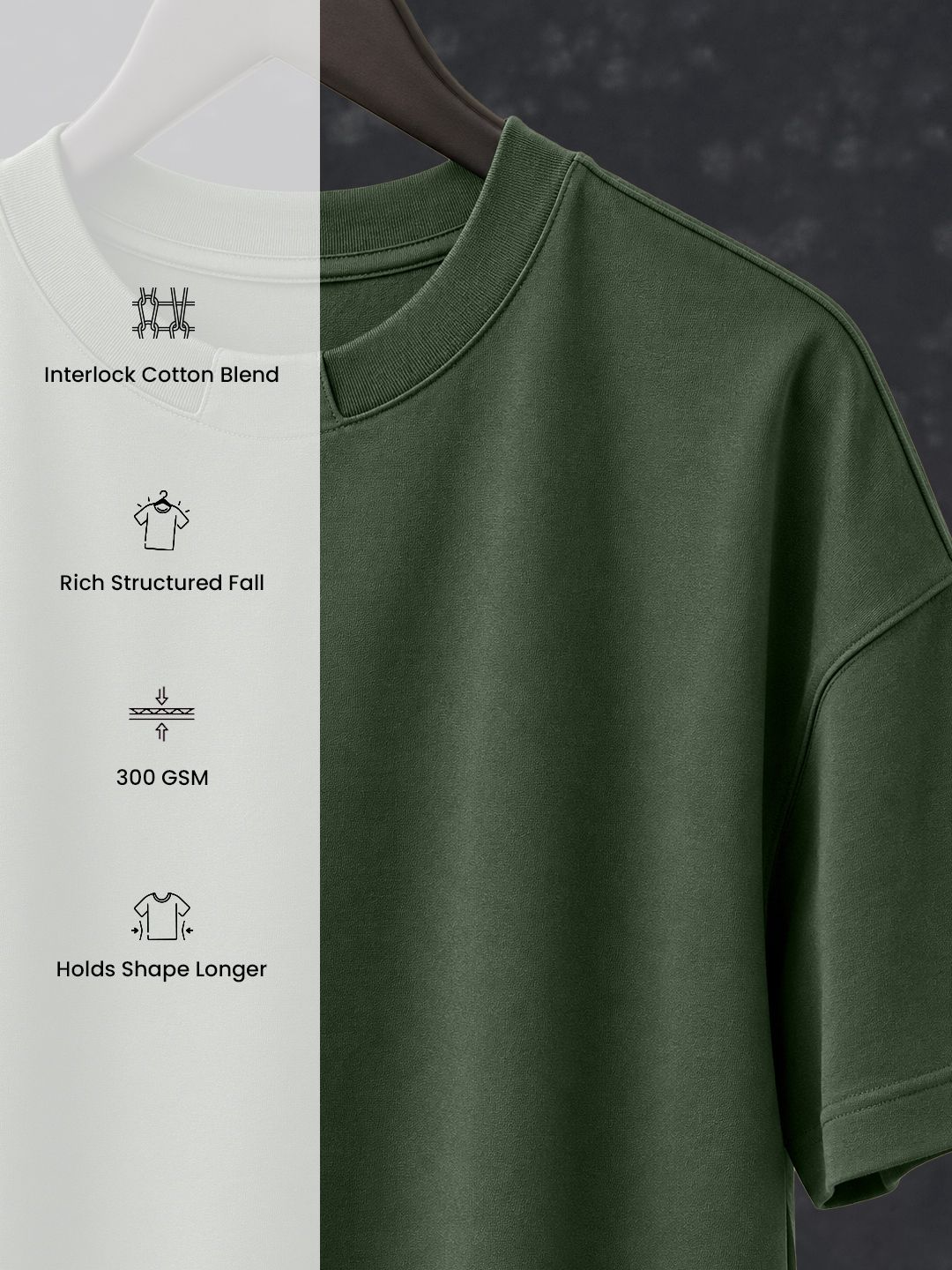 Oversized T-Shirt: Forest Breeze Oversized T-Shirts