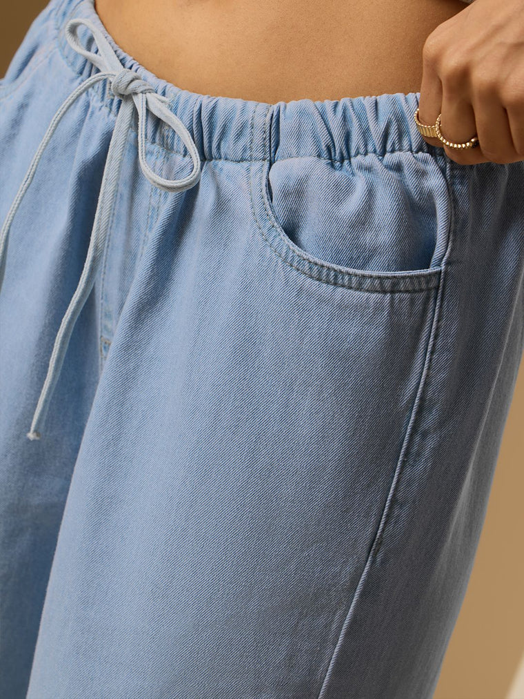 Pull-On Denim: Rosette Women Pull on Denims