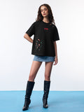TSS Originals: Pink Koi Women Oversized T-Shirts