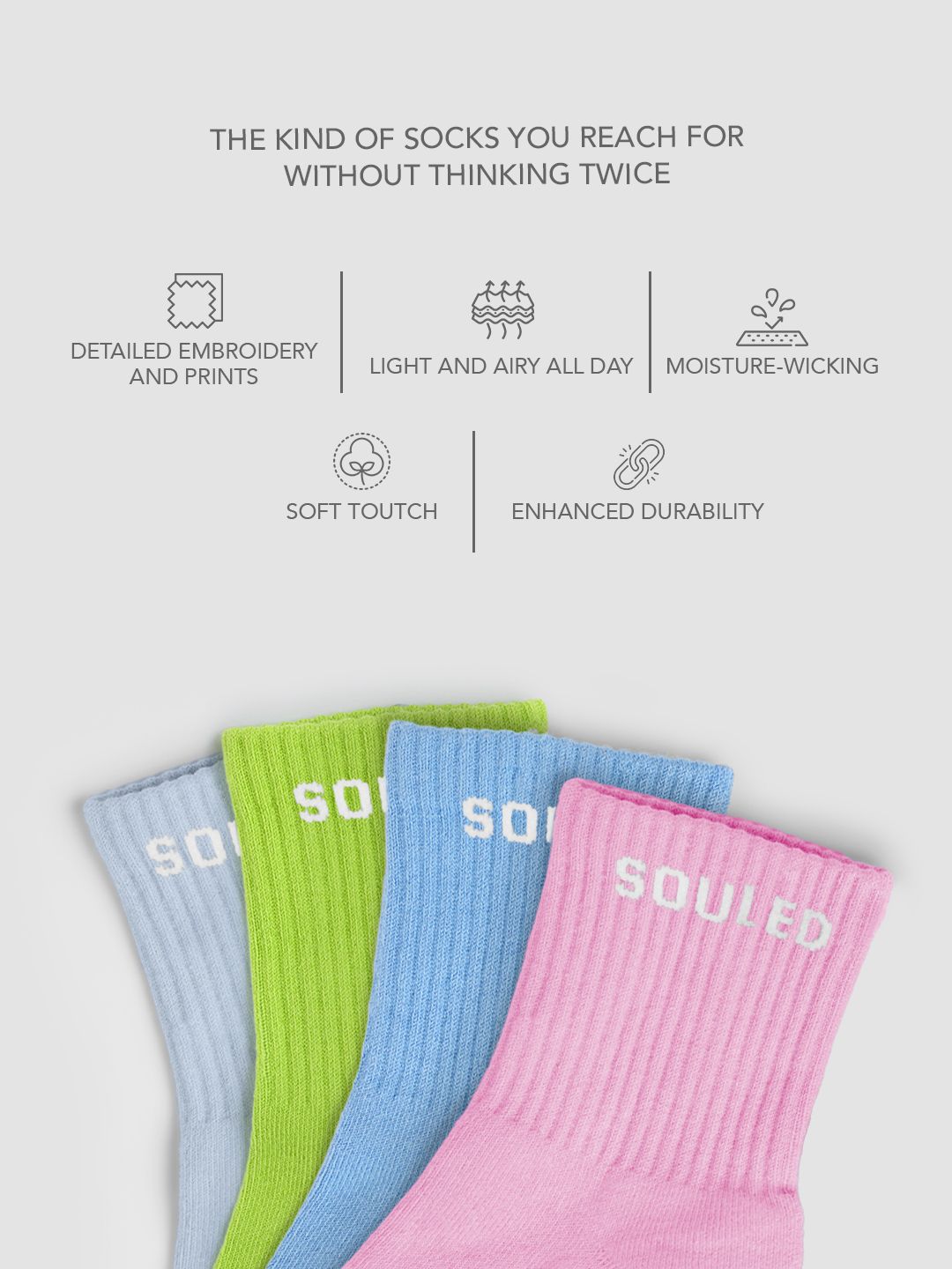 Souled Socks: Varsity Socks