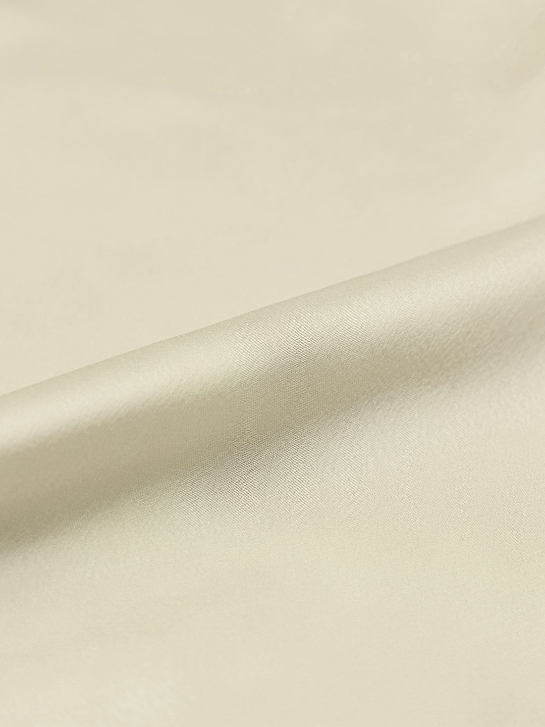 Satin Solid Shirt: Rich Ivory Women Relaxed Shirts