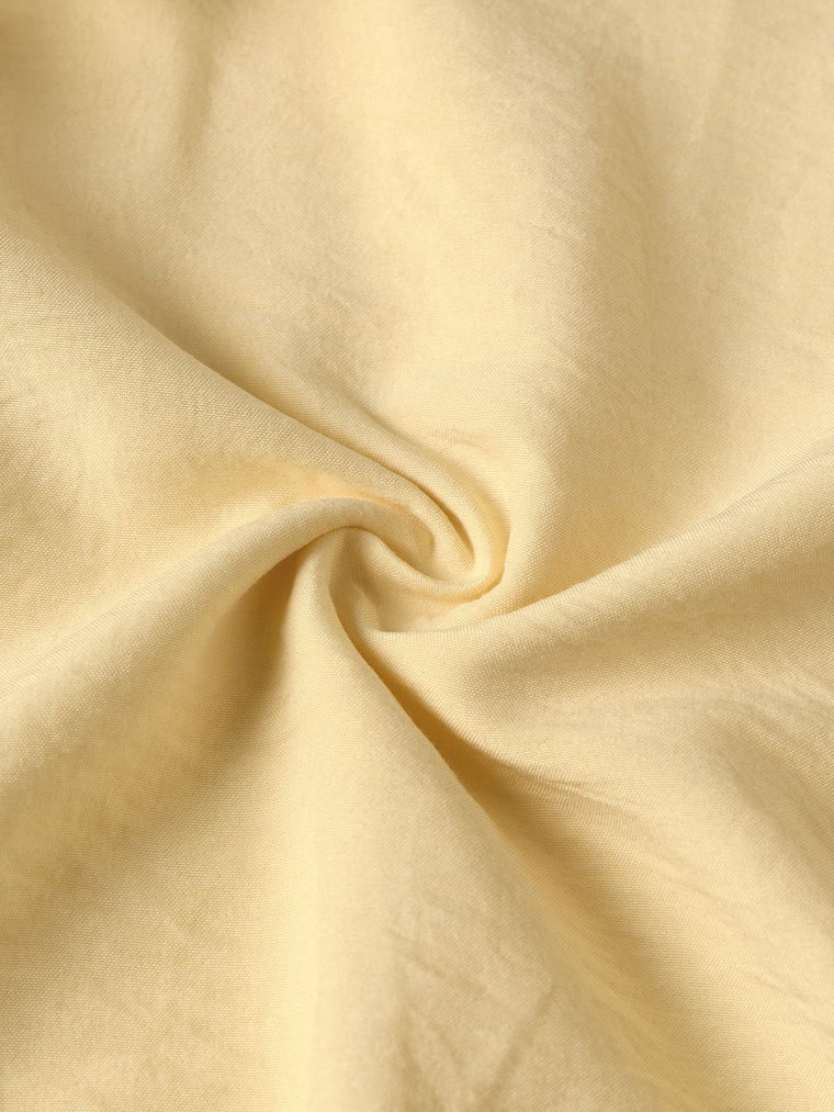 Tailored Solids: Lemon Drop Women Fitted Shirts