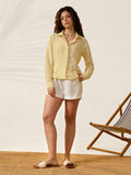 Tailored Solids: Lemon Drop Women Fitted Shirts