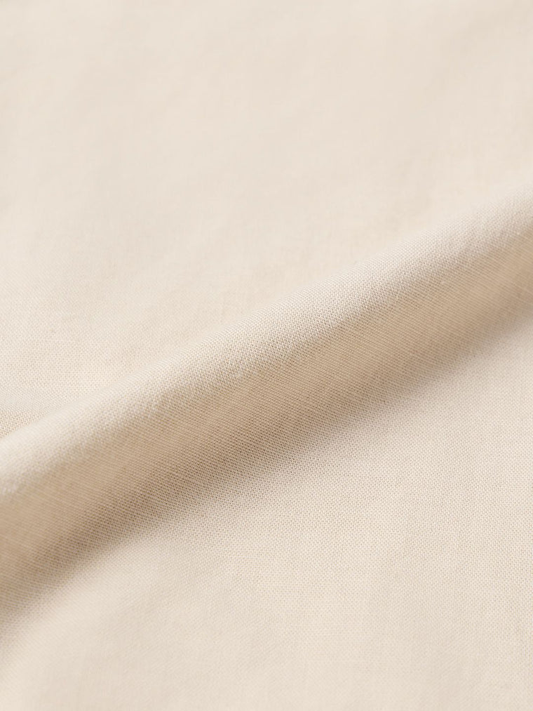 Cotton Linen: White Creme Cotton Linen Shirts