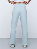 Premium Scuba Joggers: Sky Blue Women Slim Joggers