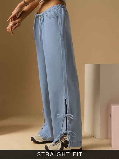 Pull-On Denim: Rosette Women Pull on Denims