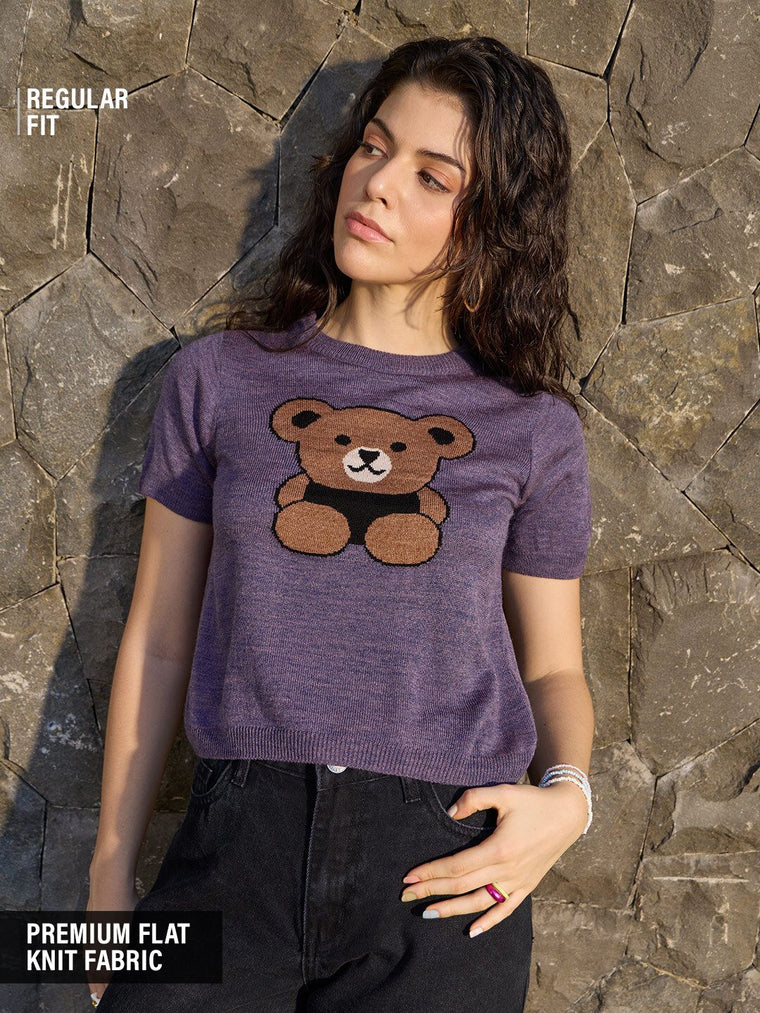 TSS Originals: Grizzly Mood Women Knit Tops