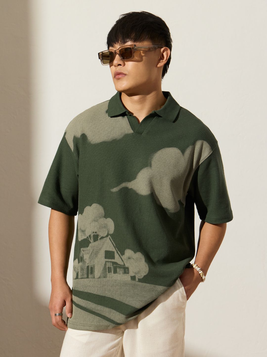 Textured Polo: Landscape Textured Polos