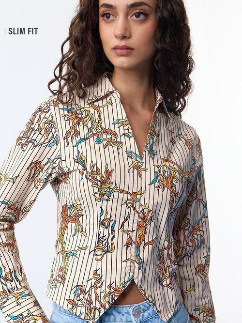 TSS Originals: Kalamkari Women Fitted Shirts