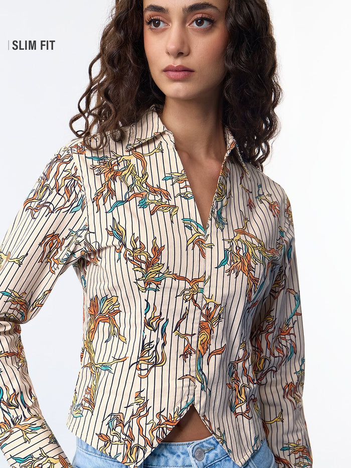TSS Originals: Kalamkari Women Fitted Shirts