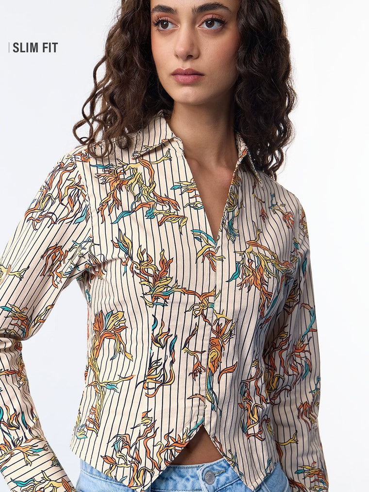TSS Originals: Kalamkari Women Fitted Shirts