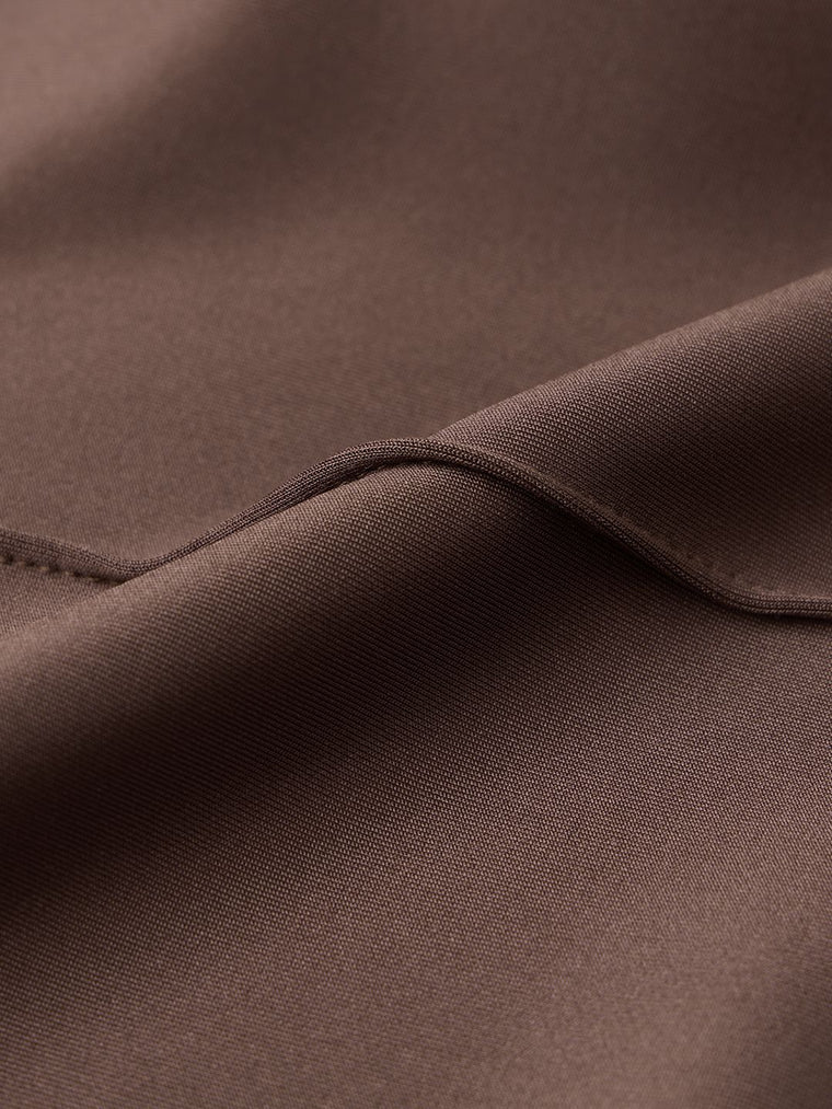 Premium Scuba Joggers: Hazelnut Brown Women Slim Joggers