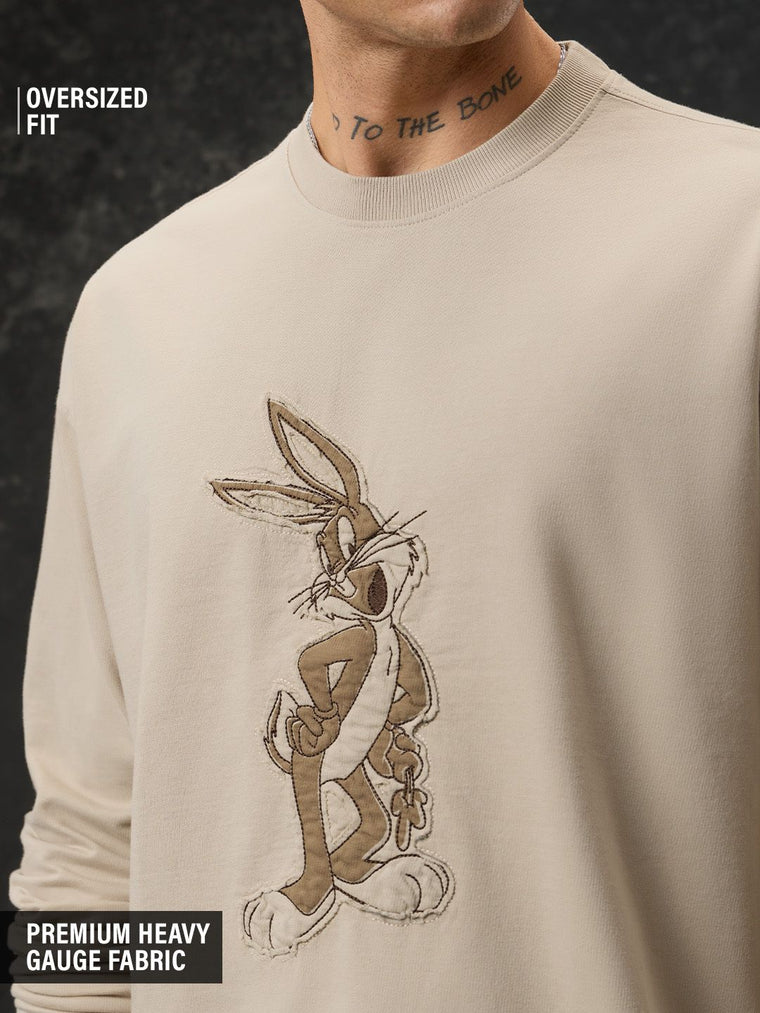 Bugs Bunny: Minimalistic Oversized Full Sleeve T-Shirts