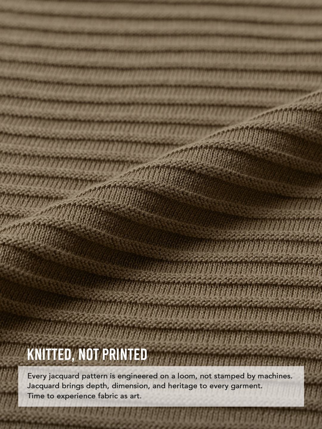 Flatknit Polo: Ecru Textured Polos
