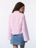 Cotton Linen Shirt: Blush Heritage Women Fitted Shirts