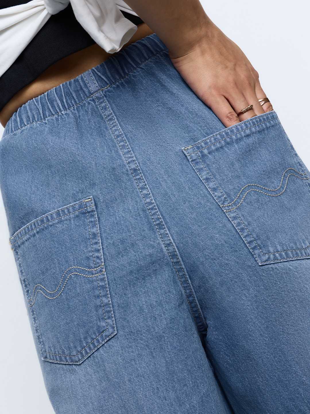 Pull-On Denim: Sunshine Women Pull on Denims
