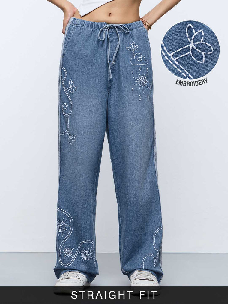 Pull-On Denim: Sunshine Women Pull on Denims