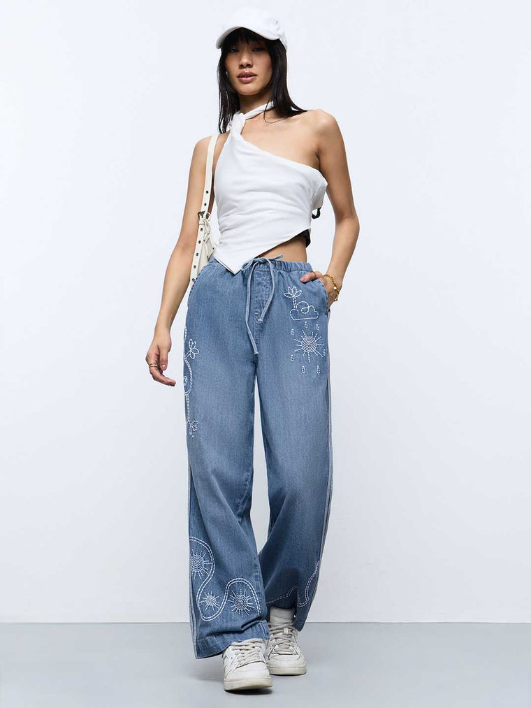 Pull-On Denim: Sunshine Women Pull on Denims