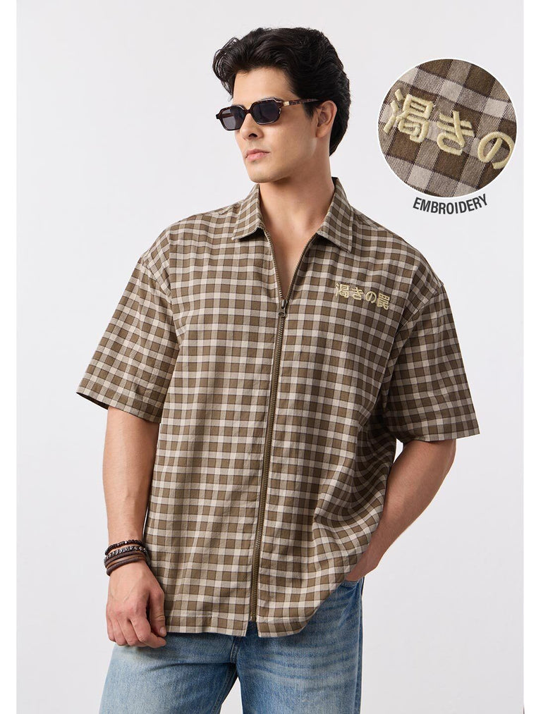 Zipper Shirt: Thirst Trap Oversized Shirts