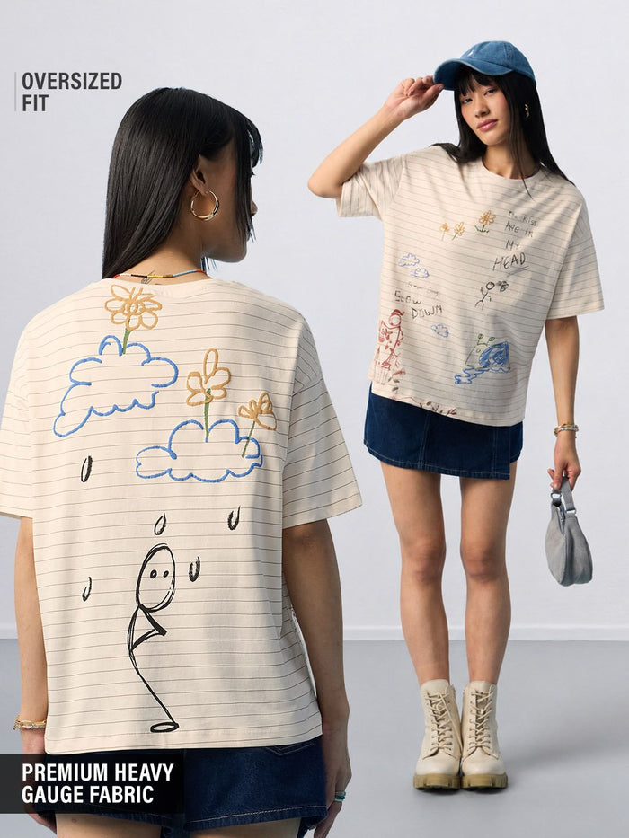 TSS Originals: In My Head Women Oversized T-Shirts